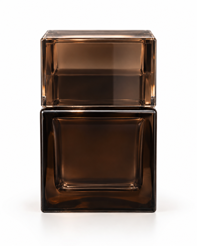 Baccarat with crystal cap empty perfume bottle MBS-79