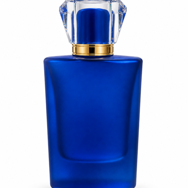 Blue frosted acrylic cap empty perfume bottle MBS-40