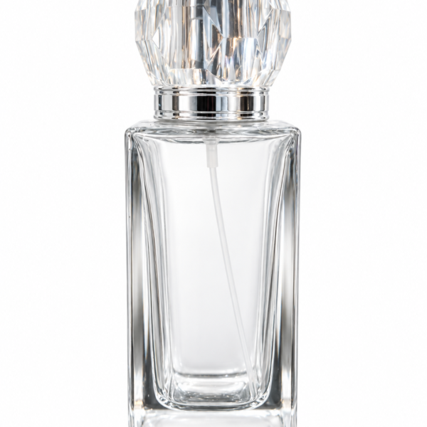 Cubicle transparent empty perfume bottle MBS-04