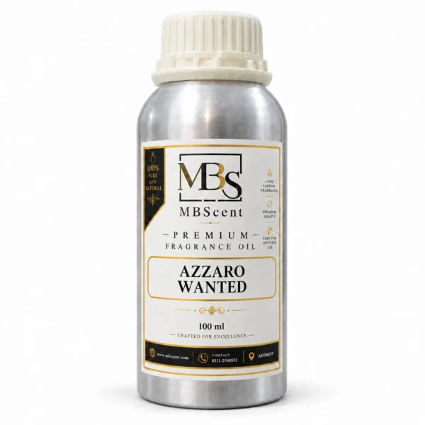 MB Scent Azzaro Wanted fragrance oil 100 ml bottle
