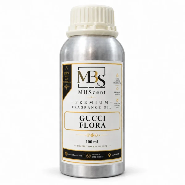 MB Scent Gucci Flora fragrance oil 100 ml bottle