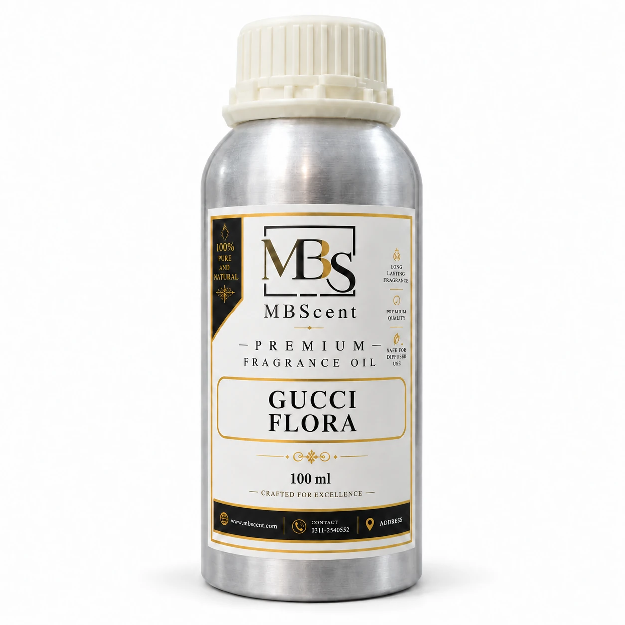 MBS-007_gucci-flora_100ml MB Scent Gucci Flora fragrance oil 100 ml bottle