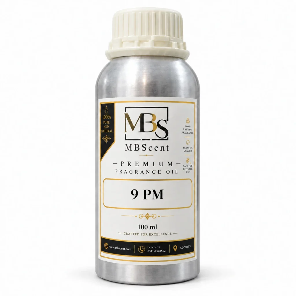 MB Scent 9 PM fragrance oil 100 ml bottle