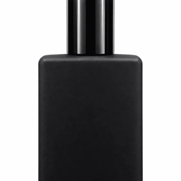 UK black mate black empty perfume bottle MBS-73