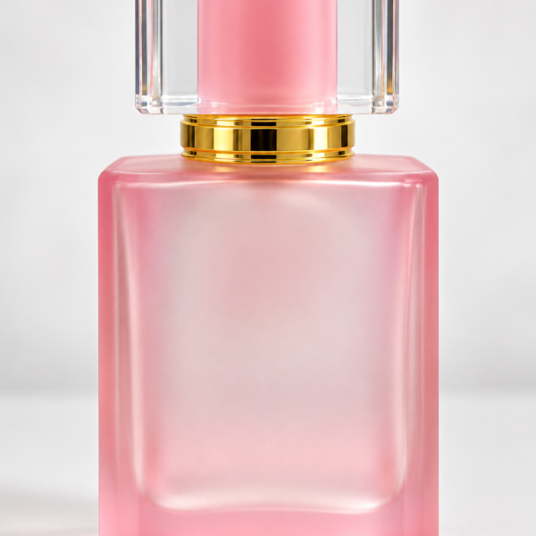 UK pink frost acrylic cap empty perfume bottle MBS-50