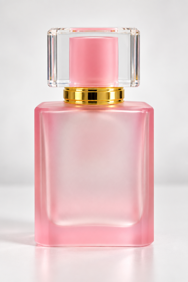 UK pink frost acrylic cap empty perfume bottle MBS-50