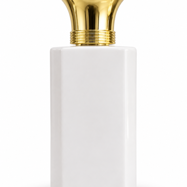 White empty perfume bottle MBS-21