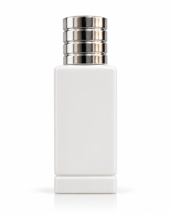 White empty perfume bottle MBS-22