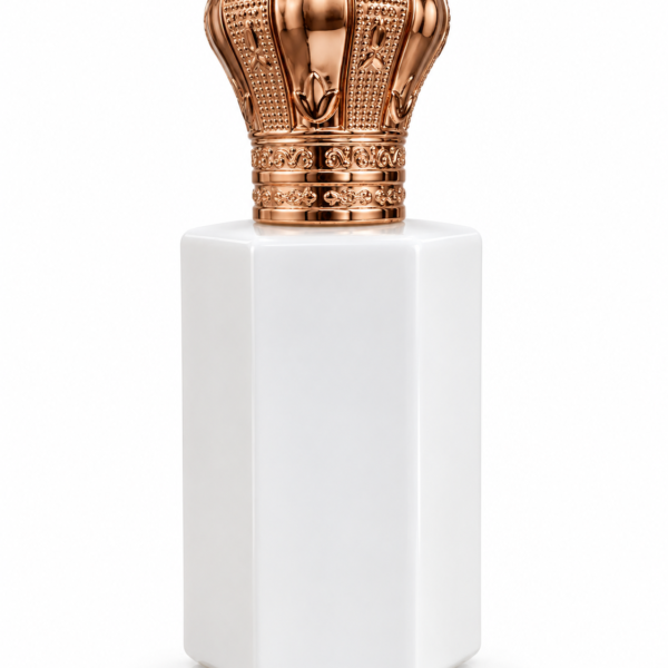 White empty perfume bottle MBS-23