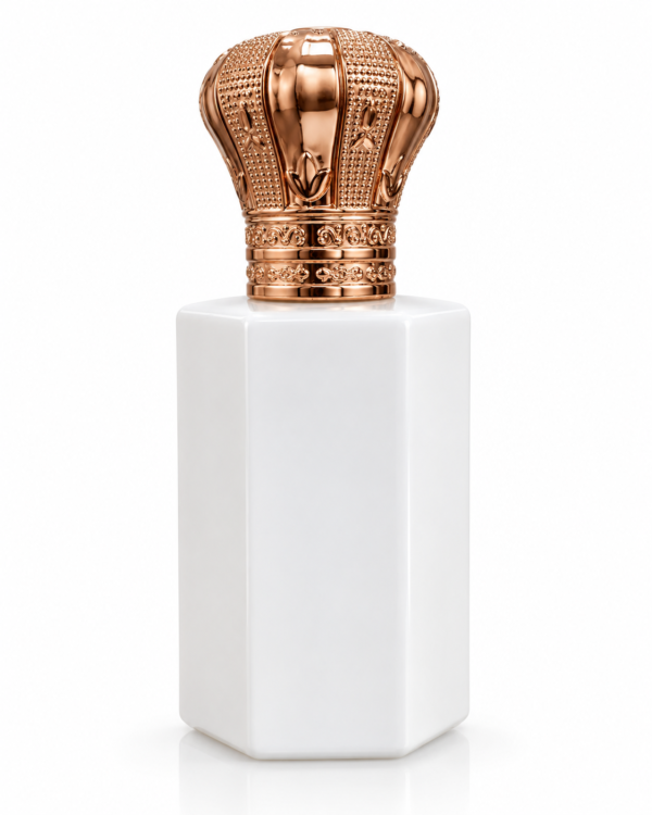 White empty perfume bottle MBS-23