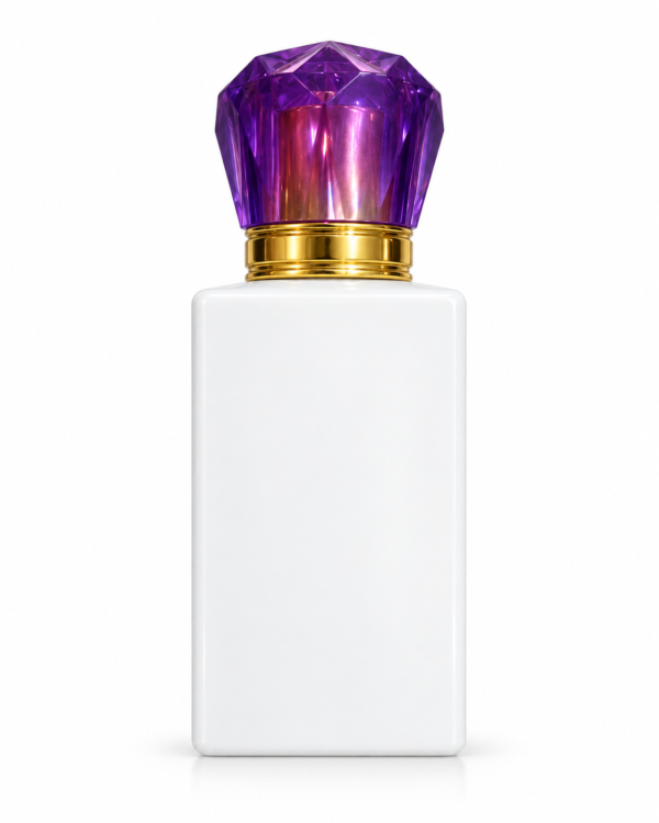 White empty perfume bottle MBS-24