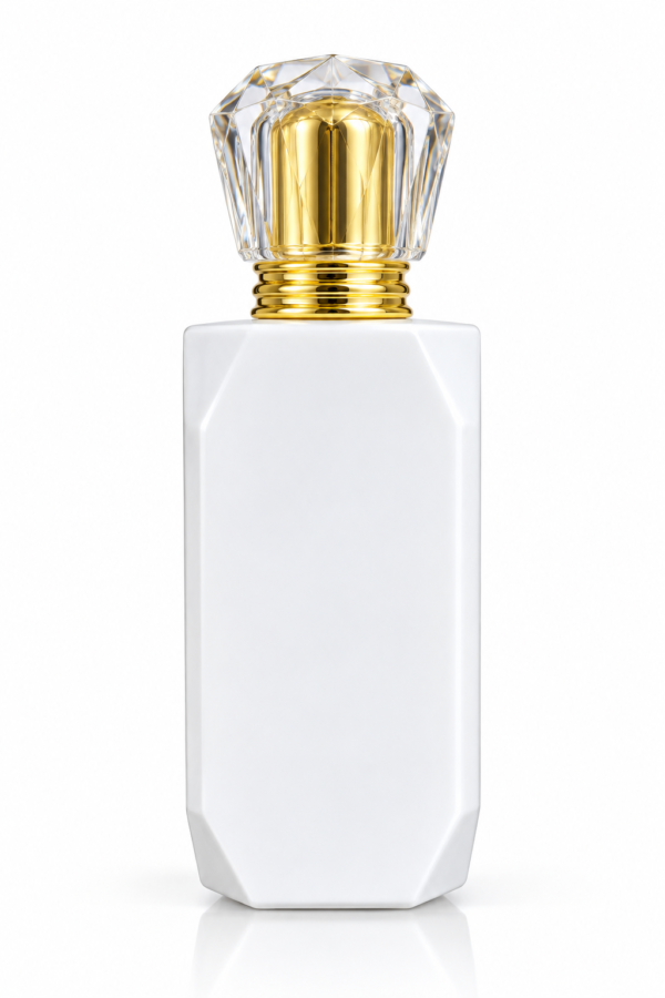 White empty perfume bottle MBS-25