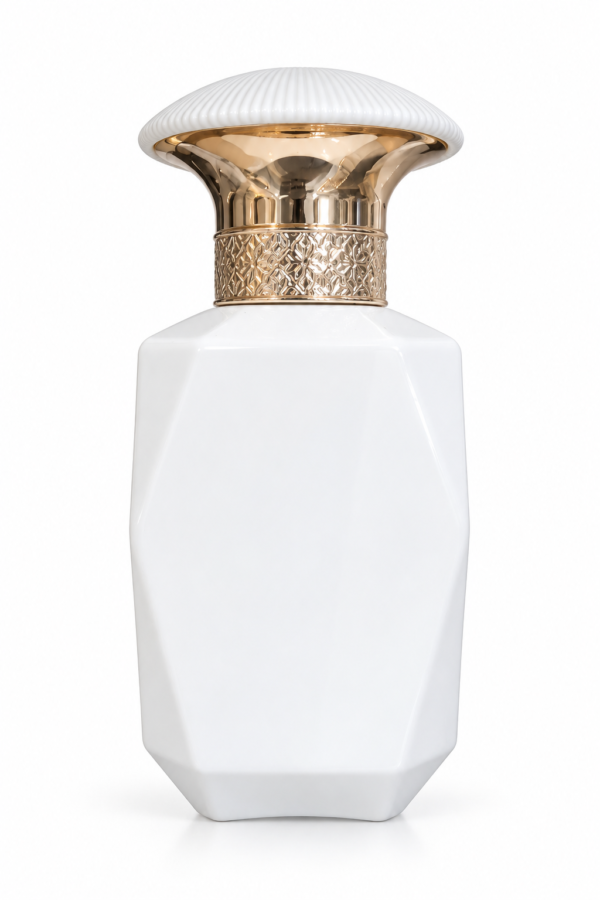 White empty perfume bottle MBS-26