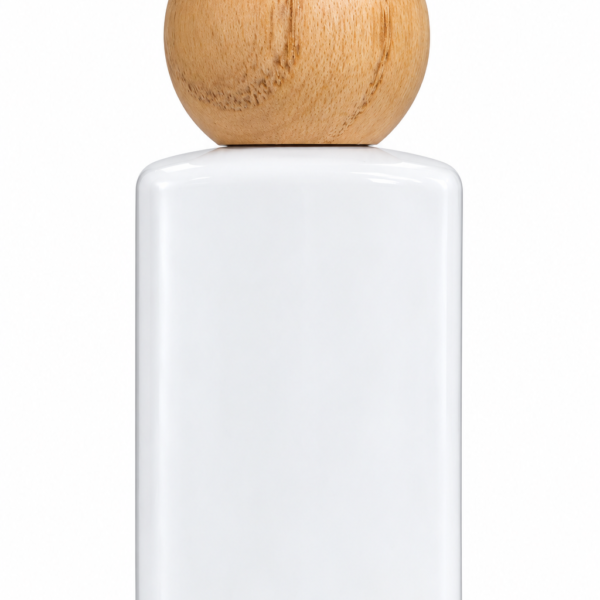 White empty perfume bottle MBS-27