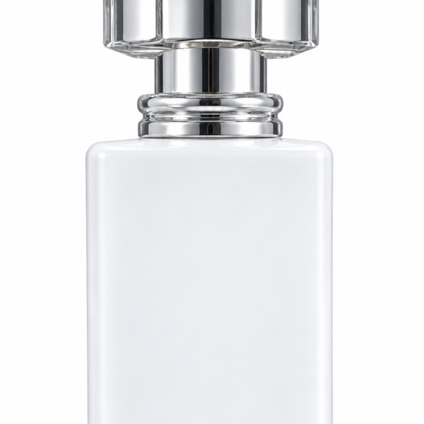 White empty perfume bottle MBS-28