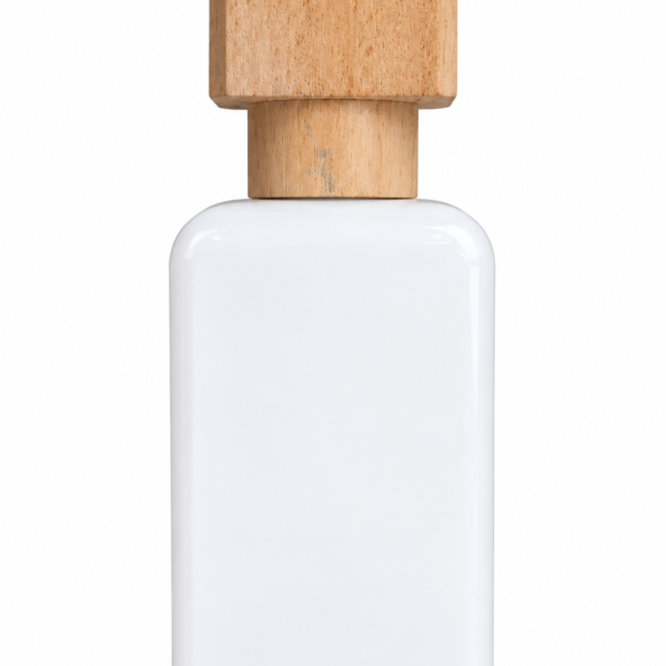 White empty perfume bottle MBS-30