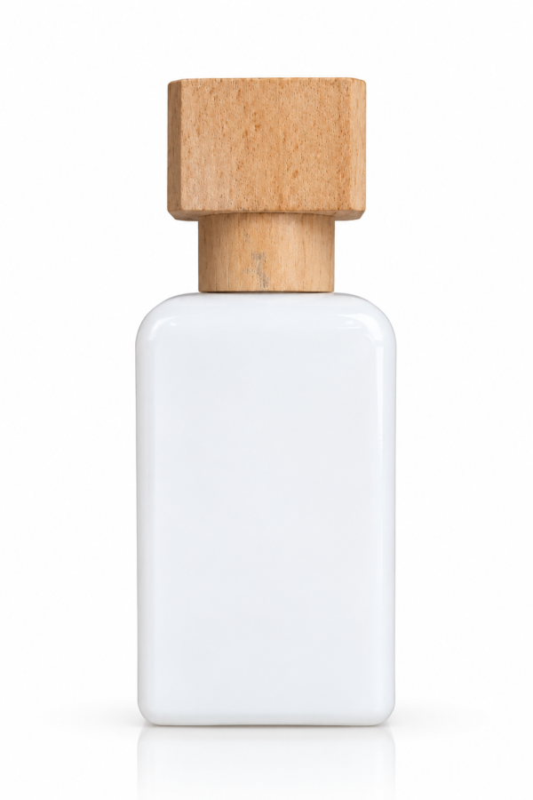 White empty perfume bottle MBS-30