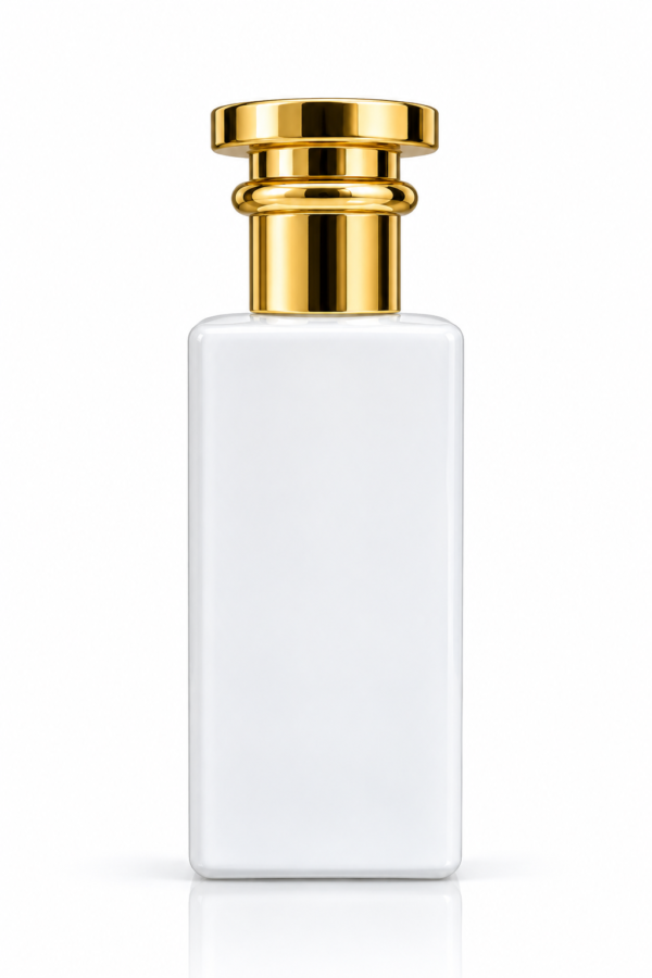 White empty perfume bottle MBS-31