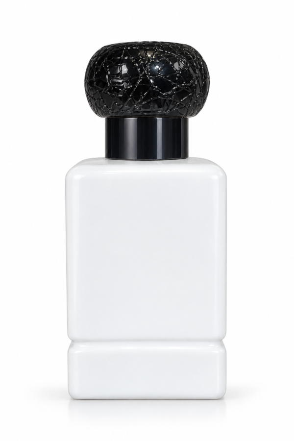 White empty perfume bottle MBS-32