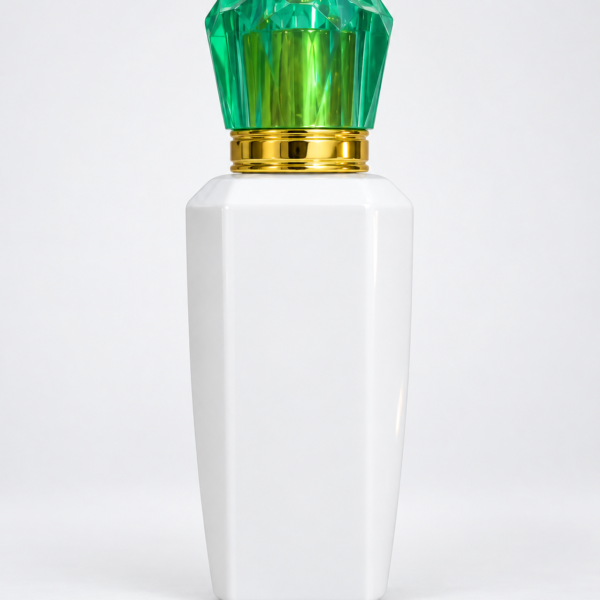 White empty perfume bottle MBS-34