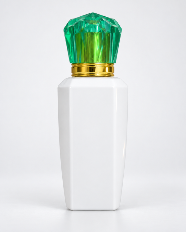 White empty perfume bottle MBS-34