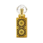 NR-08 50ml Black and Gold Empty Attar Bottle
