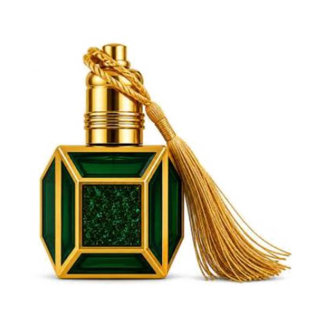 NR-19 NR-19 15ml Green Tassel Empty Attar Bottle - Image 1