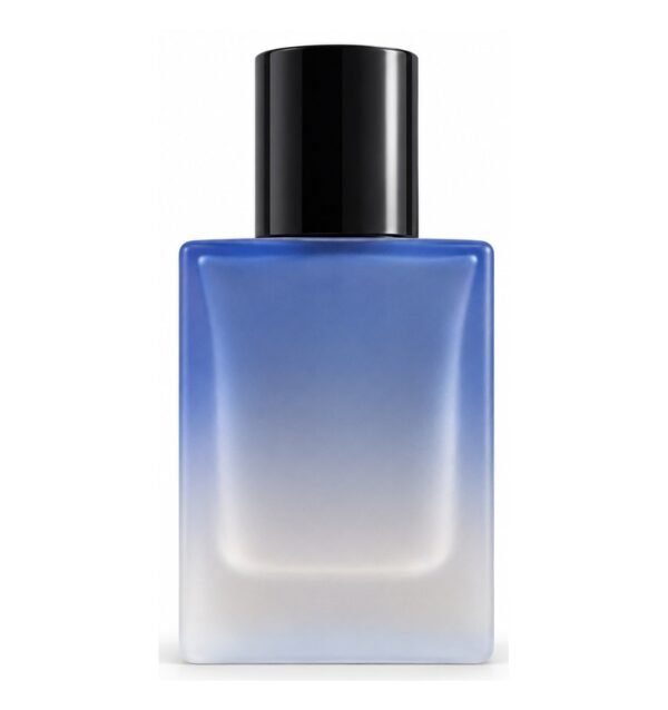 MB Scent Blue Frosted 30ml empty perfume bottle