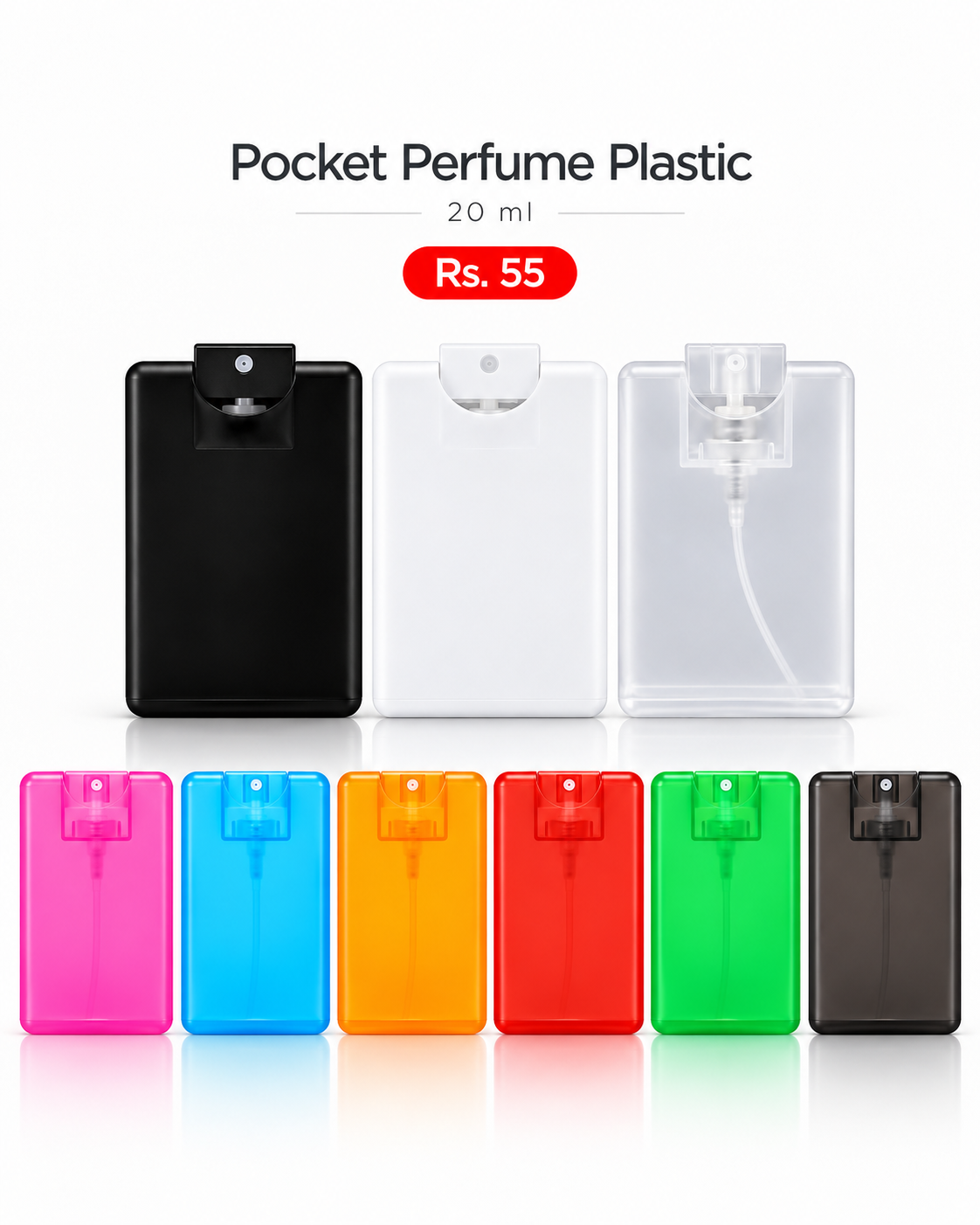 tester-pocket 20ml Pocket Perfume Plastic Bottle - Image 1